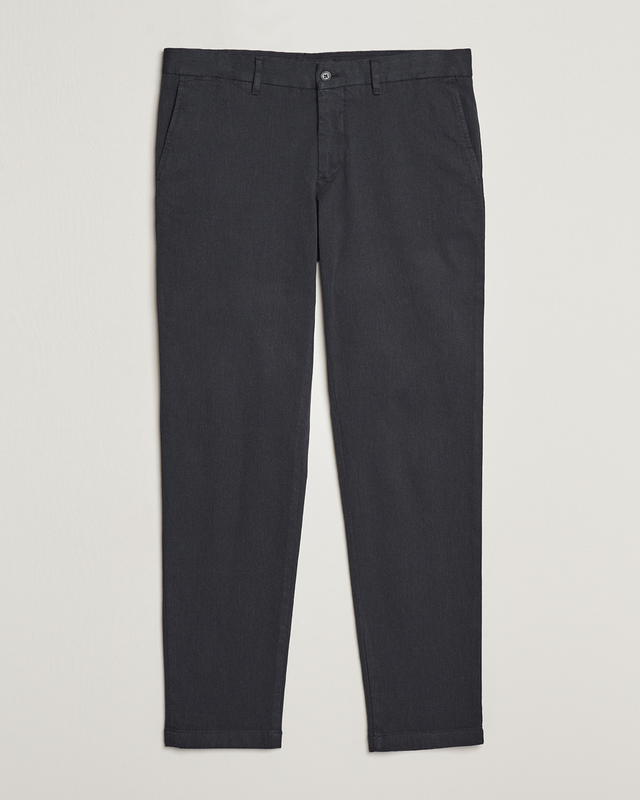 Herren | Hosen | J.Lindeberg | Chaze Flannel Twill Pants Dark Grey
