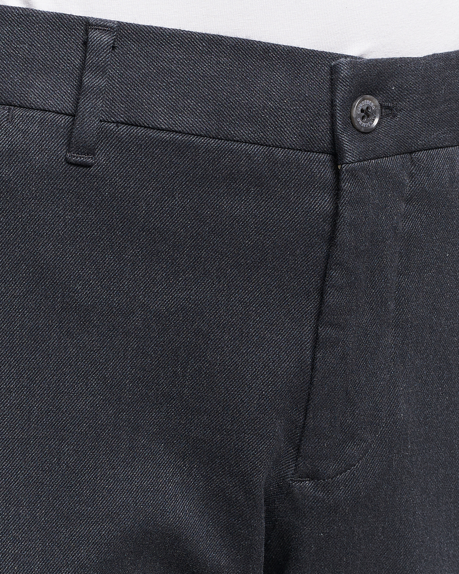 Herren | Hosen | J.Lindeberg | Chaze Flannel Twill Pants Dark Grey