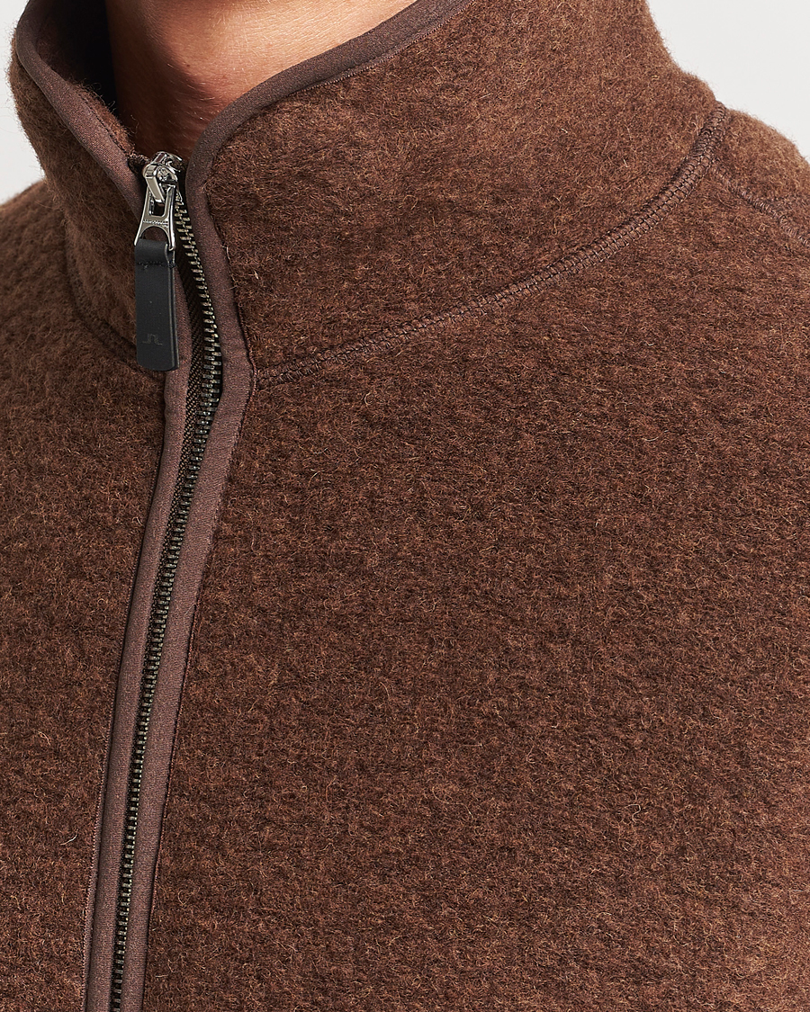 Herren | Pullover | J.Lindeberg | Dustin Wool Fleece Jacket Delicioso