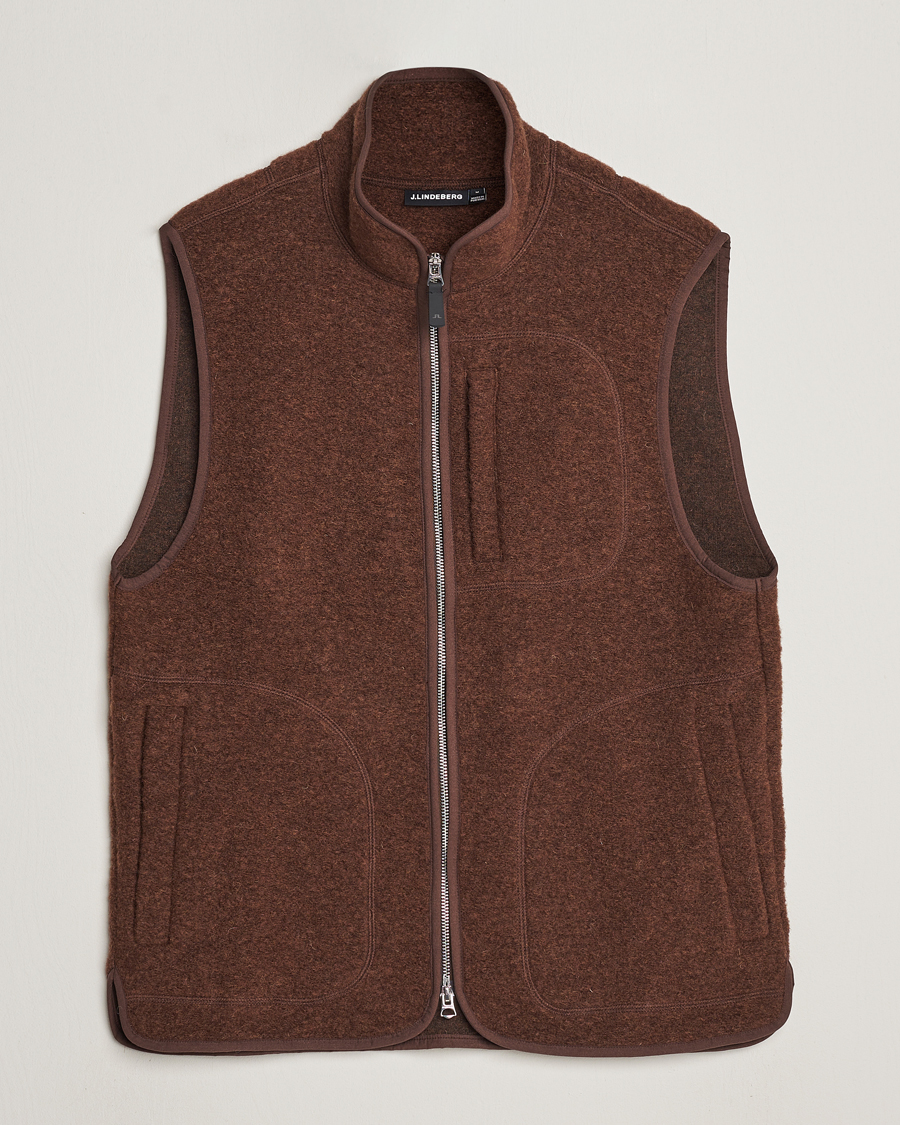 Herren | Pullover | J.Lindeberg | Duncan Wool Fleece Vest Delicioso