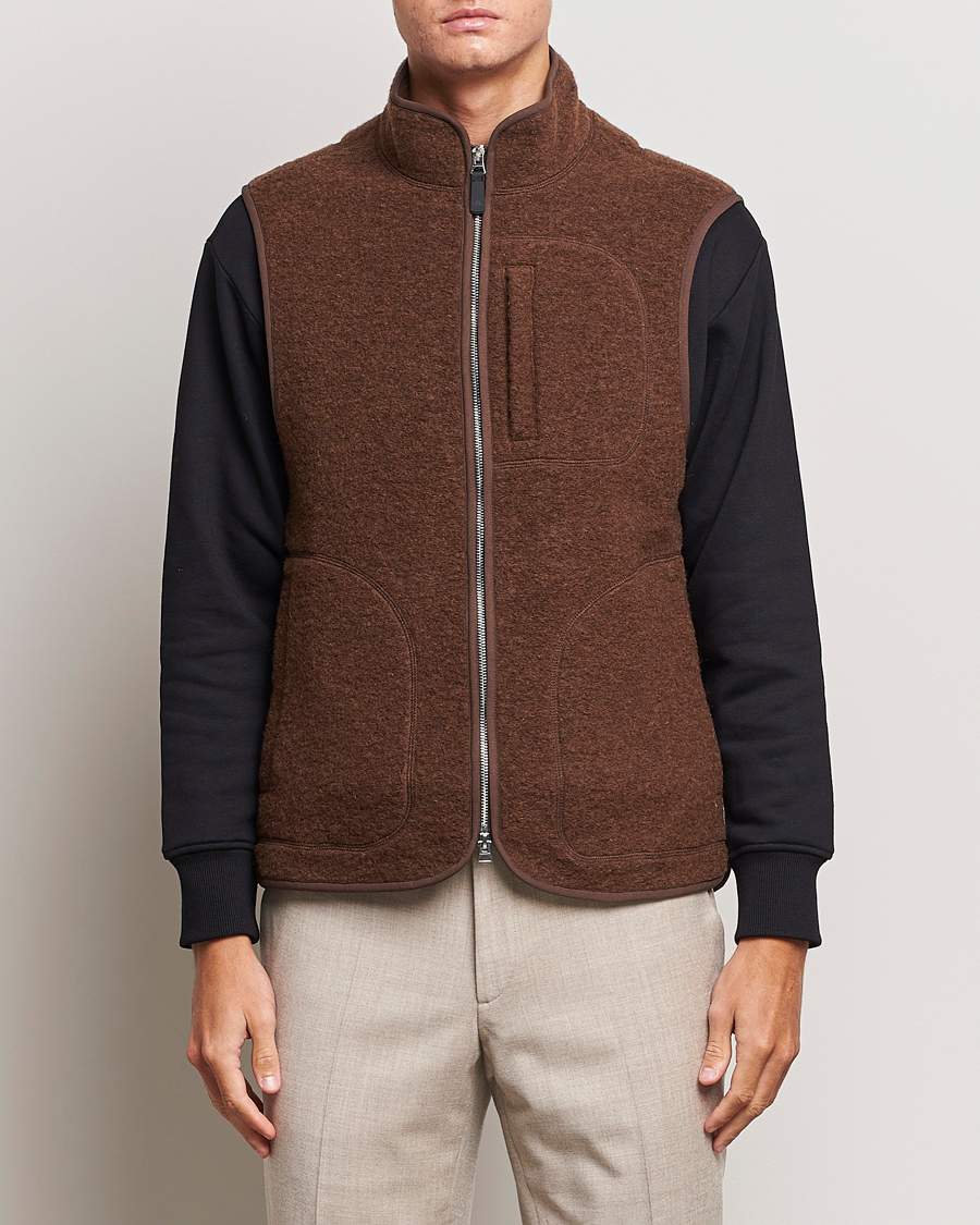 Herren | Pullover | J.Lindeberg | Duncan Wool Fleece Vest Delicioso
