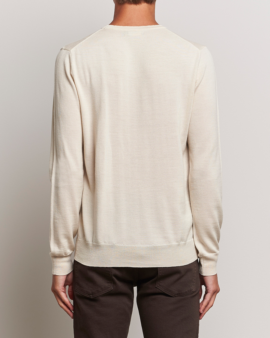 Herren | Pullover | J.Lindeberg | Lyle True Merino Crew Neck Pullover Oyster Grey