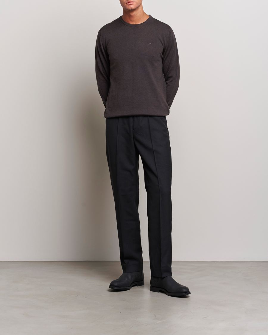 Herren | Pullover | J.Lindeberg | Lyle True Merino Crew Neck Pullover Delicioso