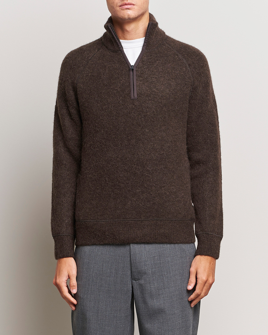 Herren | Half-zip | J.Lindeberg | Wilton Half Zip Sweater Delicioso