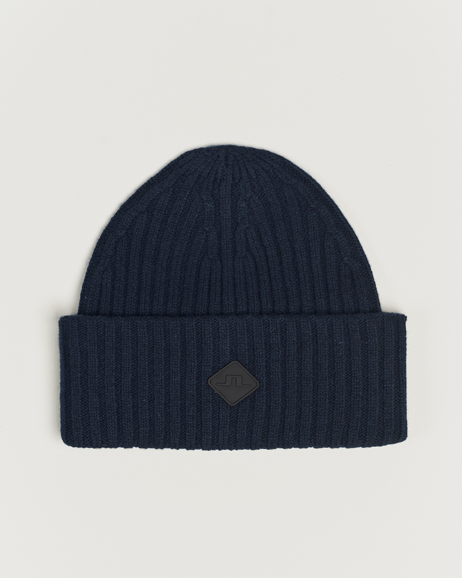 Herren | J.Lindeberg Jive Wool Beanie Navy | J.Lindeberg | Jive Wool Beanie Navy