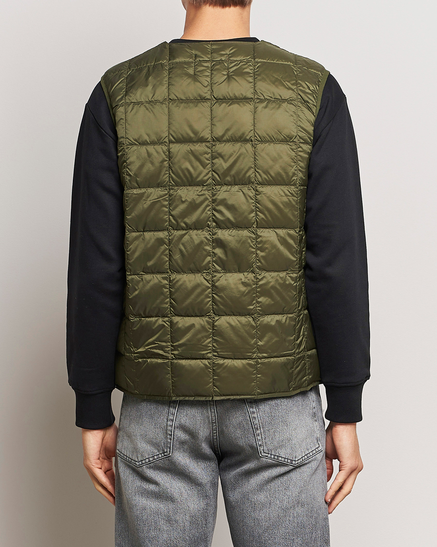 Herren | Jacken | TAION | V-Neck Lightweight Down Vest Dark Olive