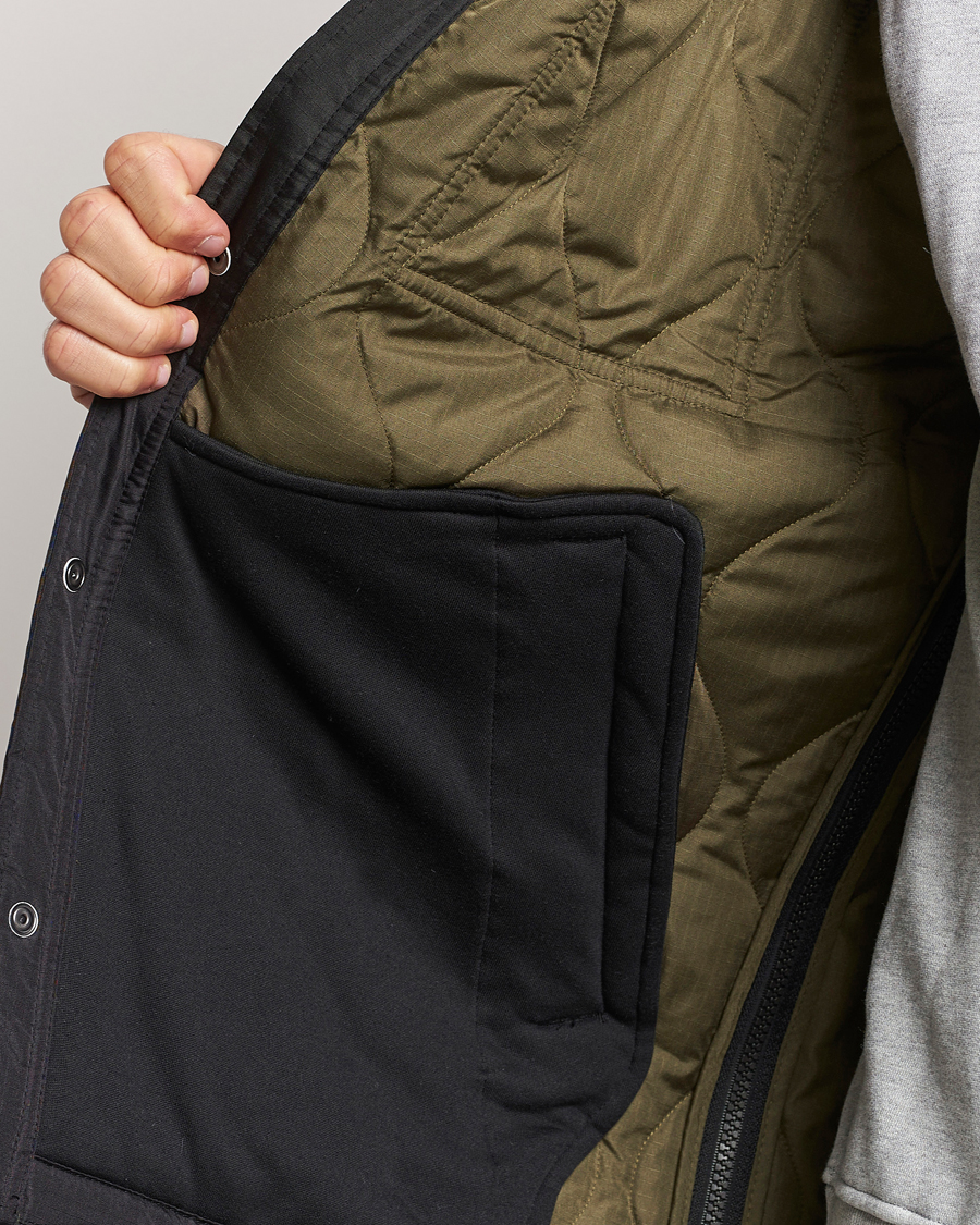 Herren | Jacken | TAION | Padded Military CPO Shirt Jacket Black