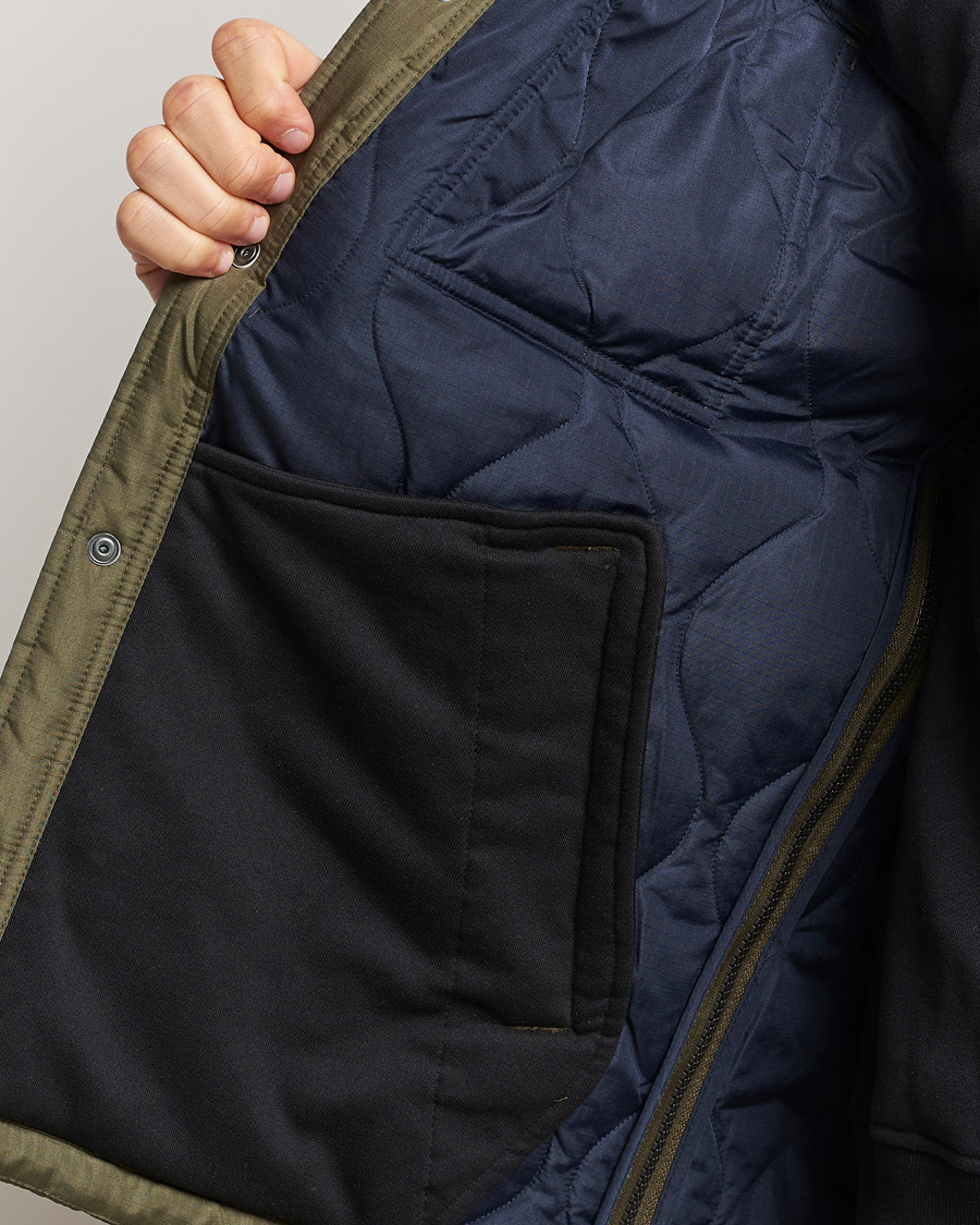 Herren | Jacken | TAION | Padded Military CPO Shirt Jacket Dark Olive