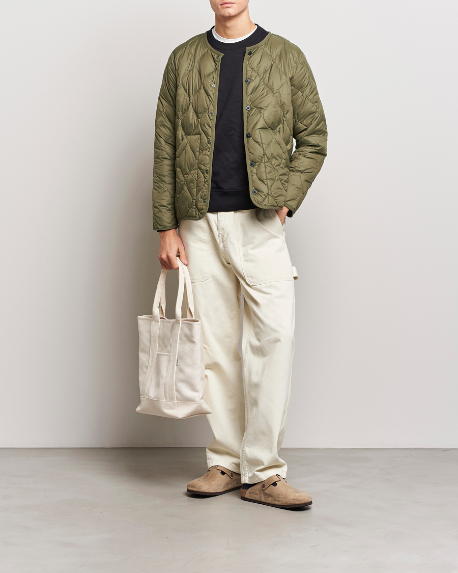 Herren | Jacken | TAION | Military Crew Neck Down Jacket Dark Olive