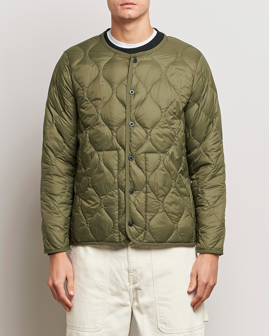 Herren | Jacken | TAION | Military Crew Neck Down Jacket Dark Olive