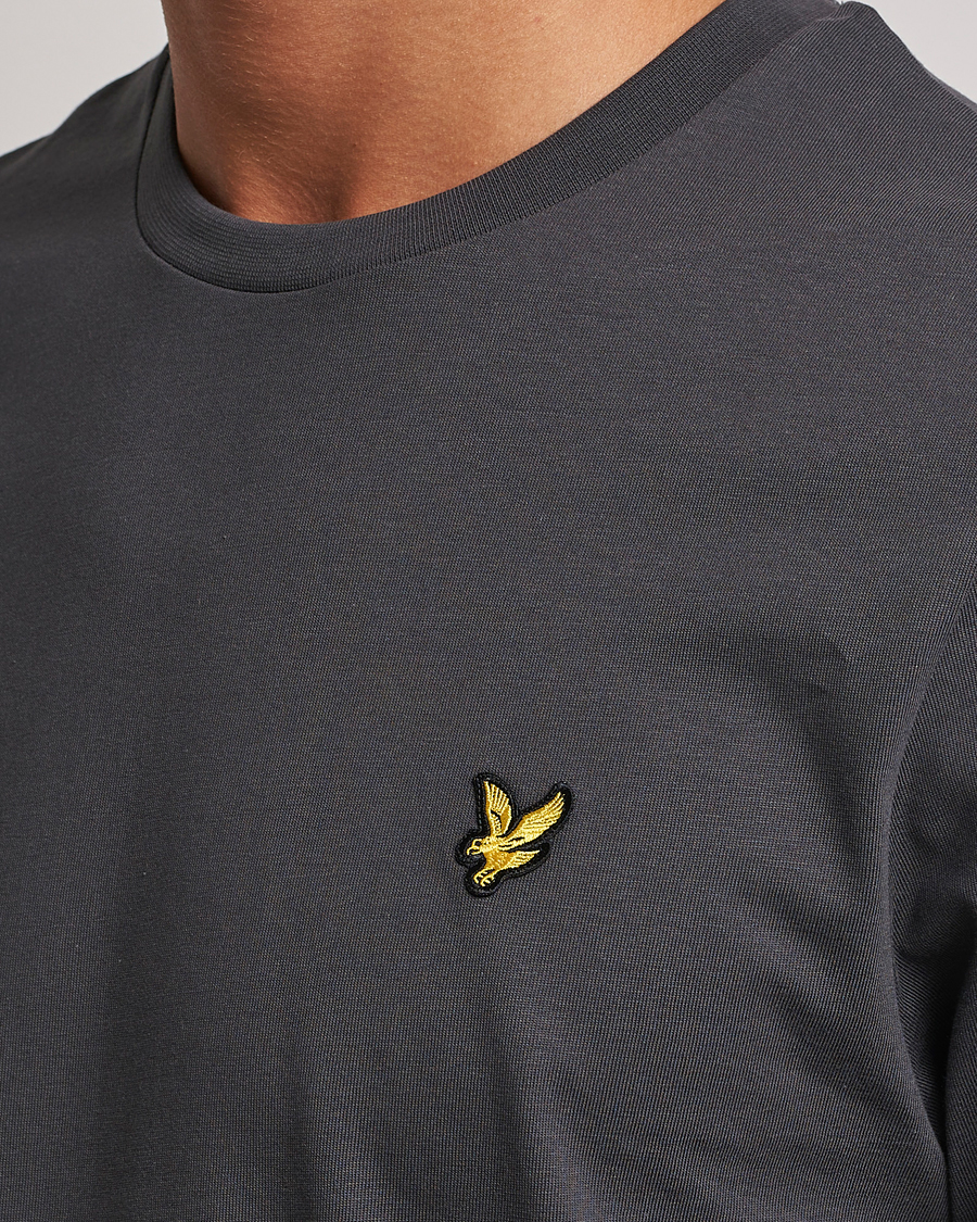 Herren | T-Shirts | Lyle & Scott | Cotton Crew Neck T-Shirt Gunmetal