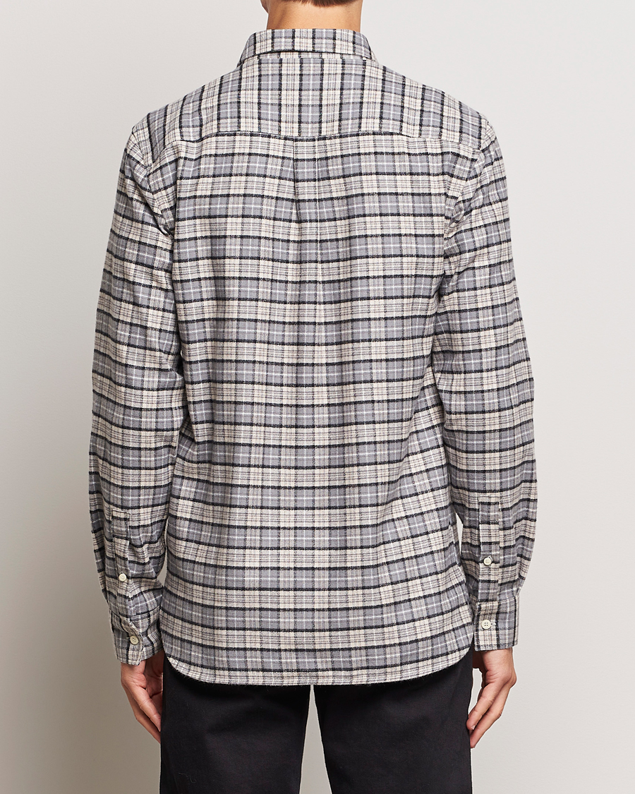 Herren | Hemden | Lyle & Scott | Checked Flannel Button Down Shirt Cove White