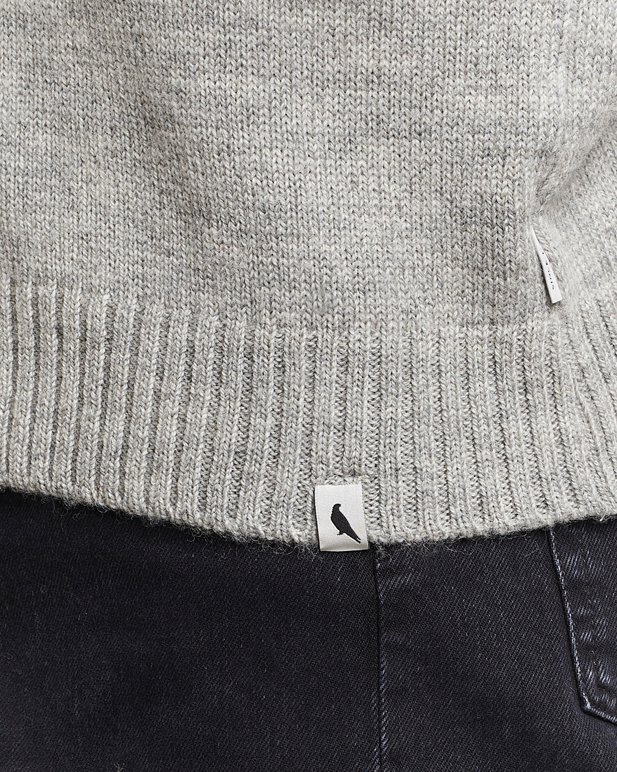 Herren | Pullover | Peregrine | Maker's Stitch Merino Cardigan Light Grey