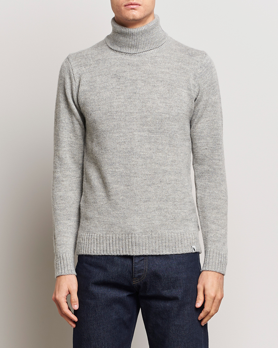 Herren | Pullover | Peregrine | Maker's Stitch Merino Polo Light Grey
