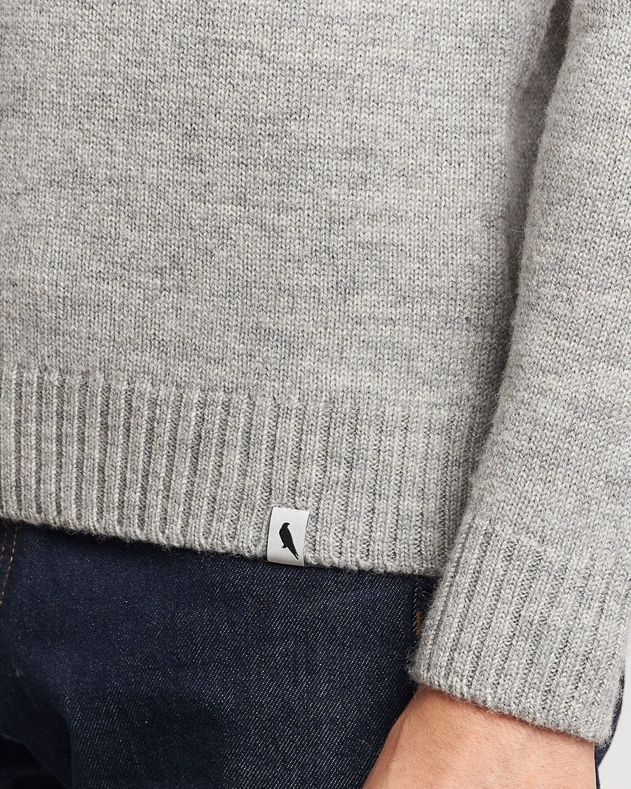 Herren | Pullover | Peregrine | Maker's Stitch Merino Polo Light Grey