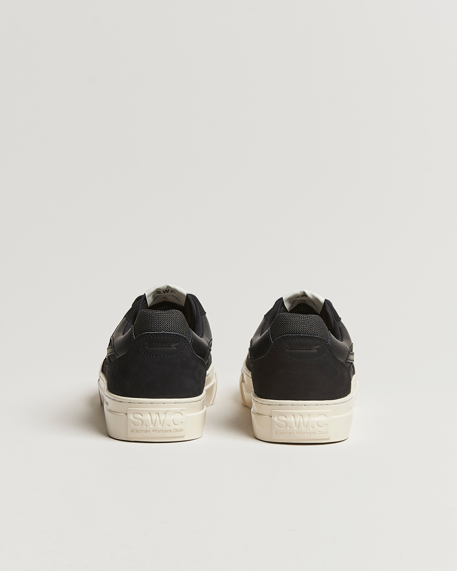 Herren | Stepney Workers Club Pearl S-Strike Nubuck Sneaker Black/Black | Stepney Workers Club | Pearl S-Strike Nubuck Sneaker Black/Black