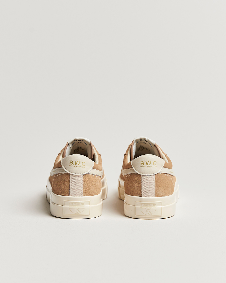 Herren | Stepney Workers Club Dellow S-Strike Suede Sneaker Earth/Ecru | Stepney Workers Club | Dellow S-Strike Suede Sneaker Earth/Ecru
