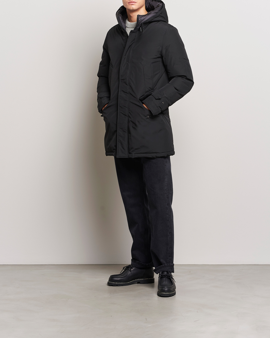 Herren | Jacken | Woolrich | Polar High Collar Parka Black