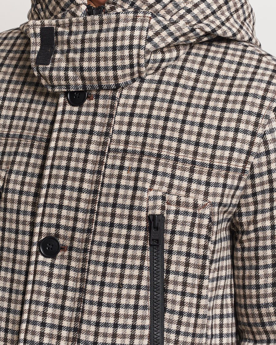 Herren | Jacken | Woolrich | Wool Arctic Parka Cream Check