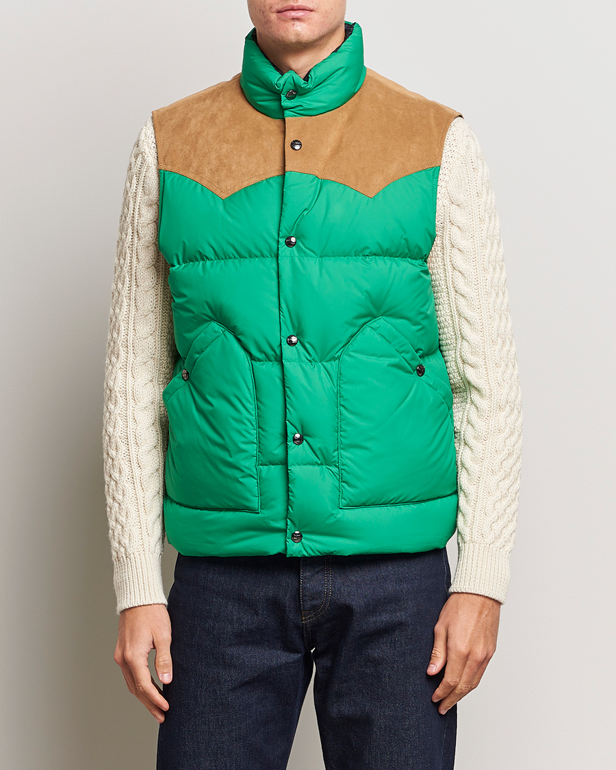 Herren | Jacken | Woolrich | Western Down Vest Kelly Green