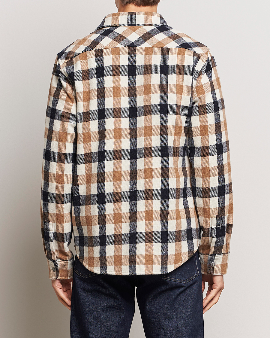 Herren | Hemden | Woolrich | Alaskan Melton Wool Overshirt White Buffalo