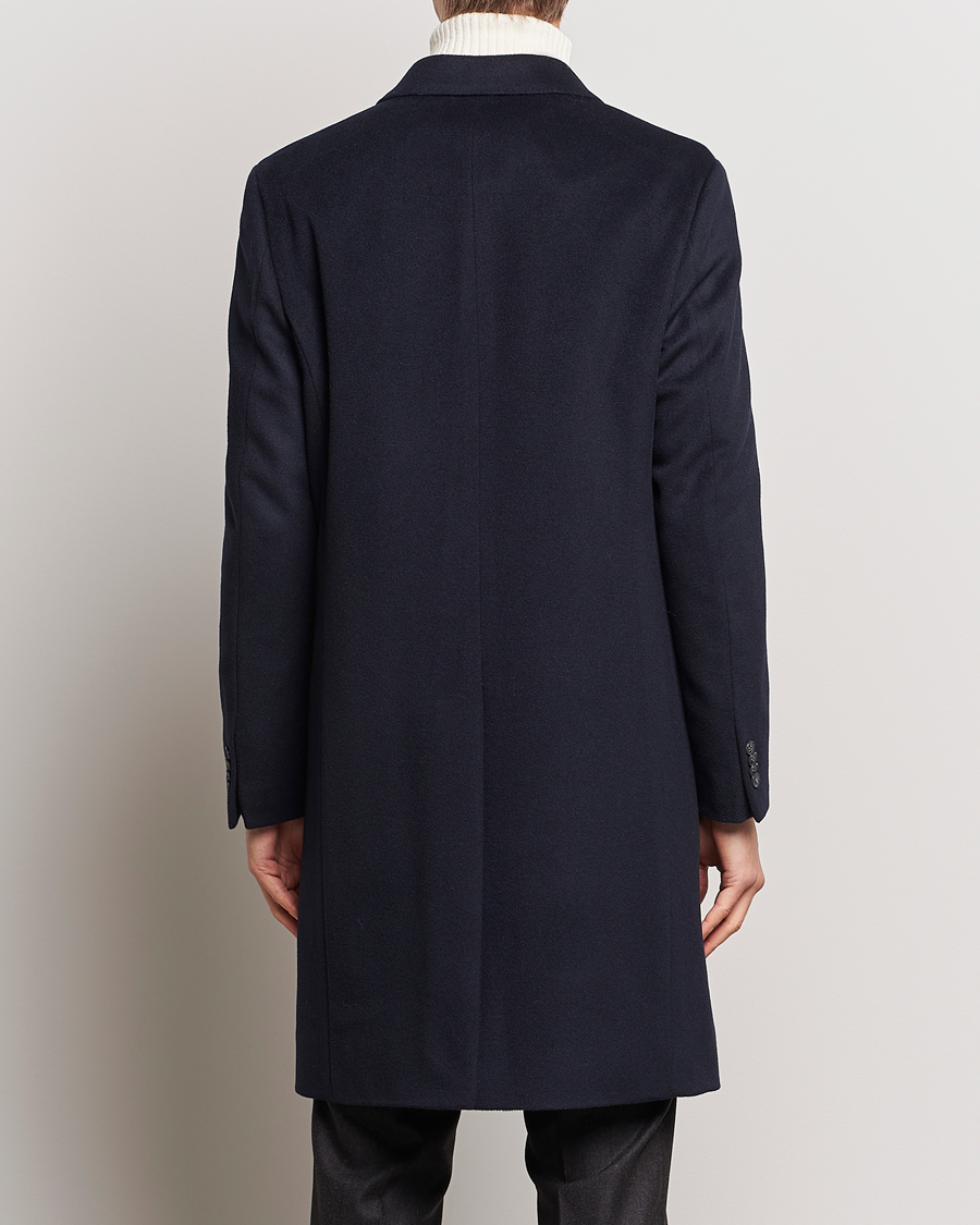Herren | Jacken | Oscar Jacobson | Shaw Wool/Cashmere Coat Navy