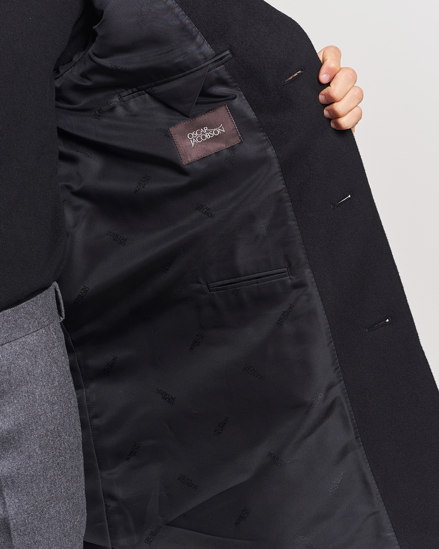 Herren | Jacken | Oscar Jacobson | Shaw Wool/Cashmere Coat Black
