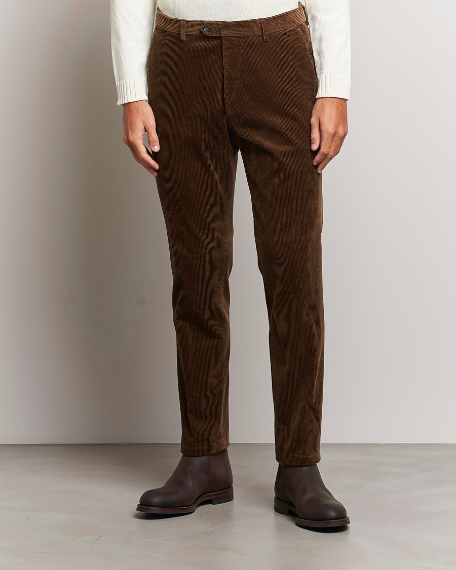 Herren | Hosen | Oscar Jacobson | Denz Corduroy Trousers Camel