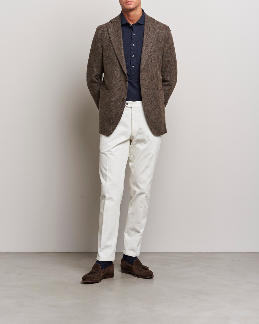 Herren | Hosen | Oscar Jacobson | Denz Corduroy Trousers White