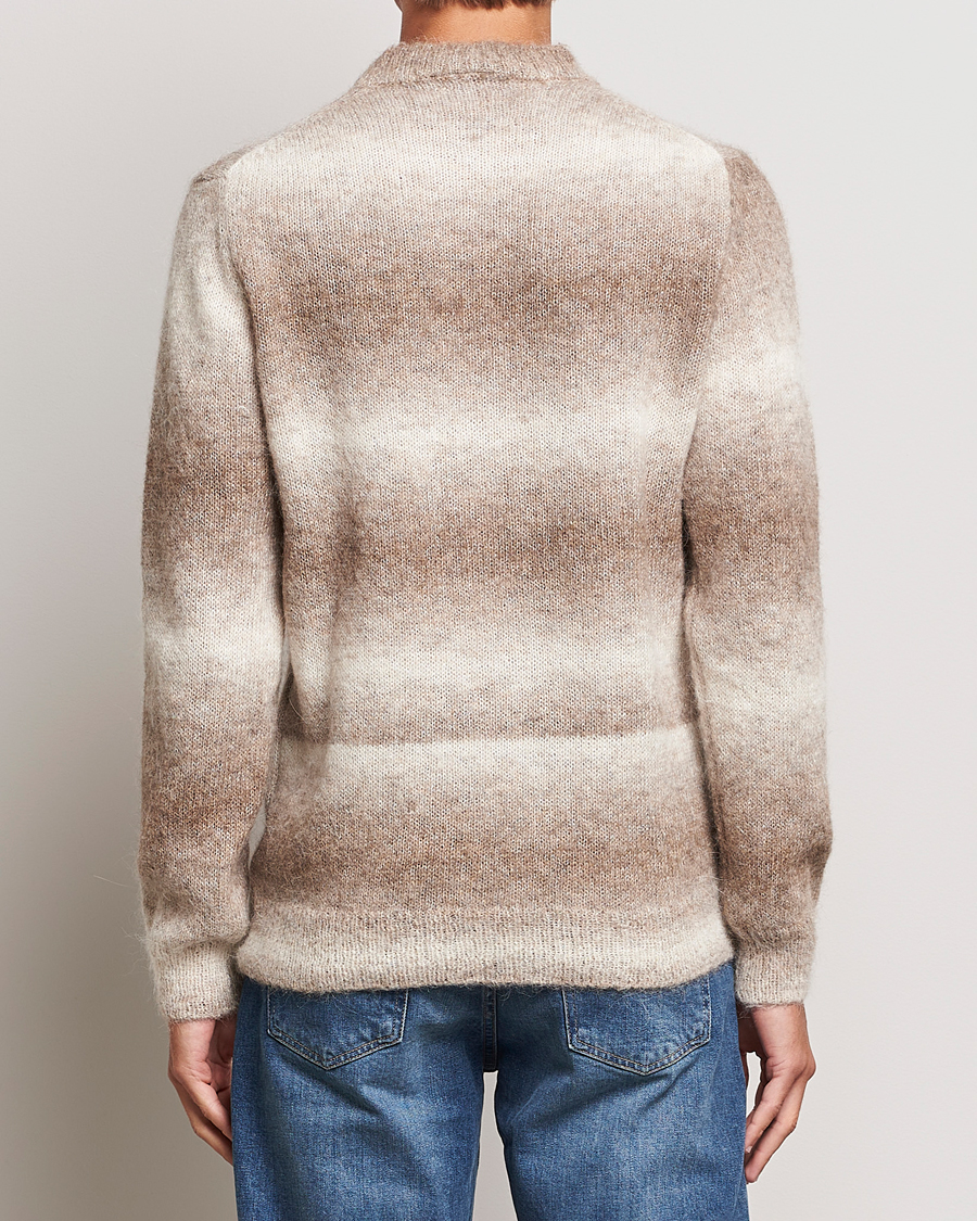 Herren | Pullover | Oscar Jacobson | Valter Alpaca Knitted Sweater Beige