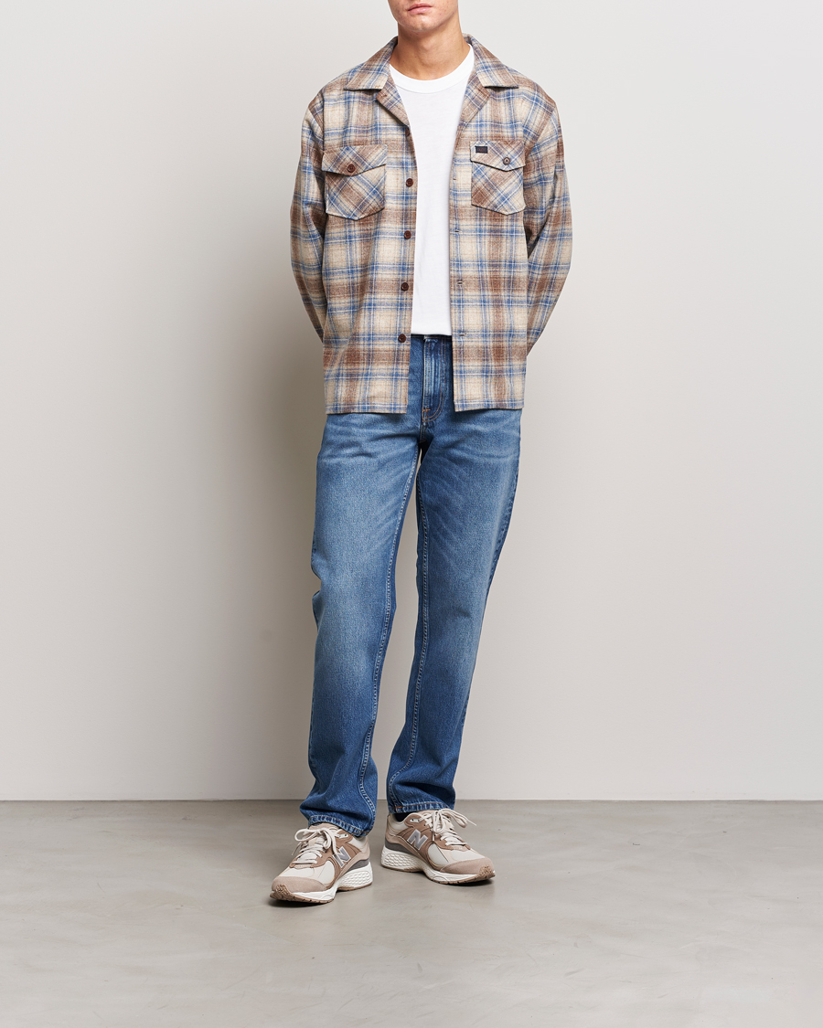 Herren | Hemden | Nudie Jeans | Vincent Wool Checked Overshirt Multi
