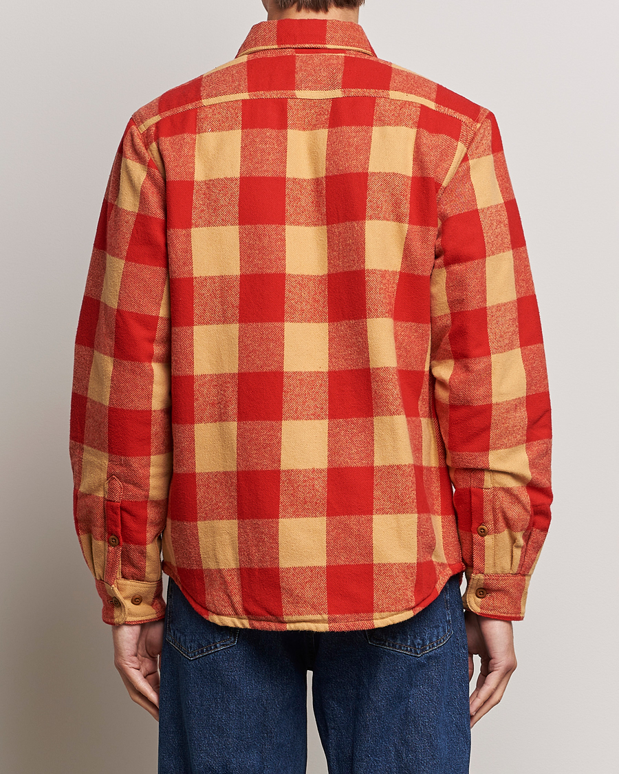 Herren | Jacken | Nudie Jeans | Glenn Padded Checked Shirt Jacket Red