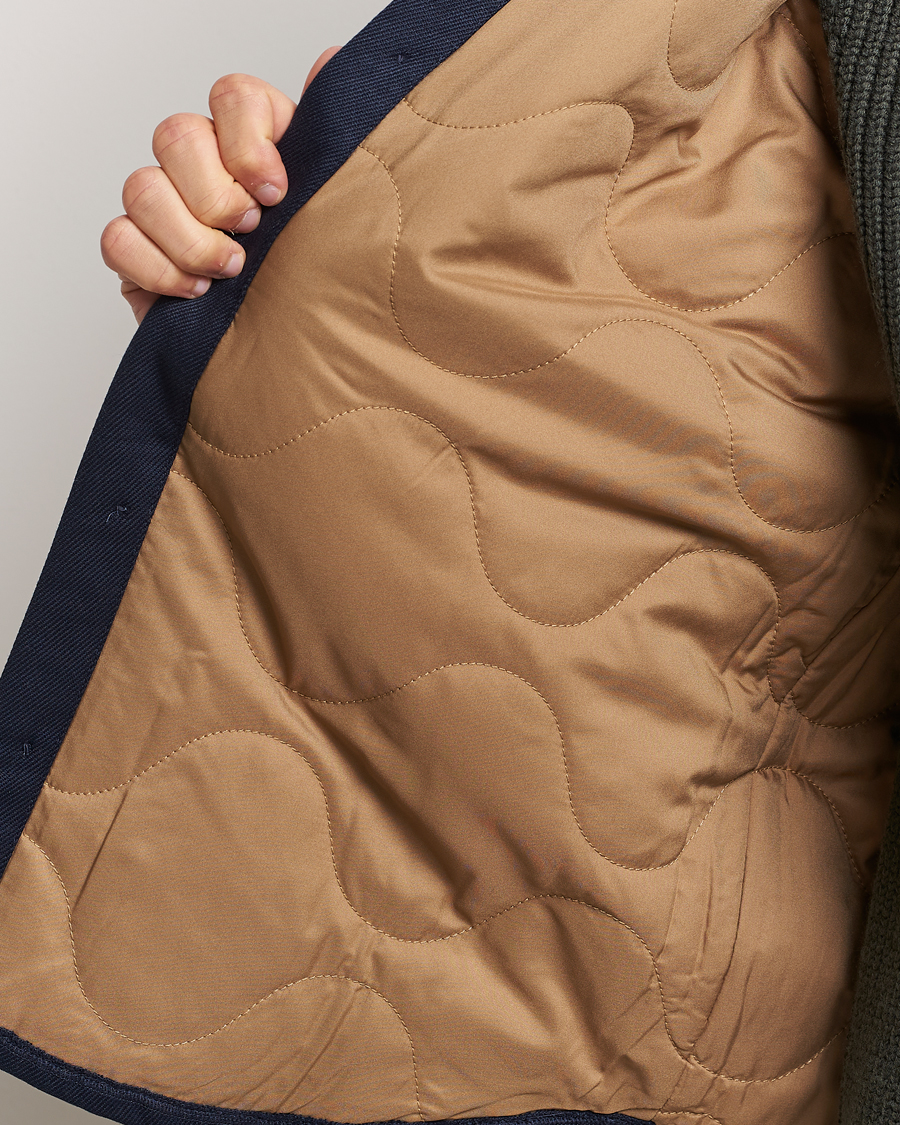 Herren | Jacken | Nudie Jeans | Glenn Padded Shirt Jacket Navy