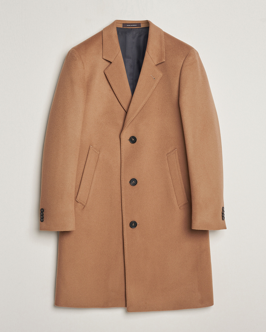 Herren | Jacken | Oscar Jacobson | Shaw Wool/Cashmere Coat Camel