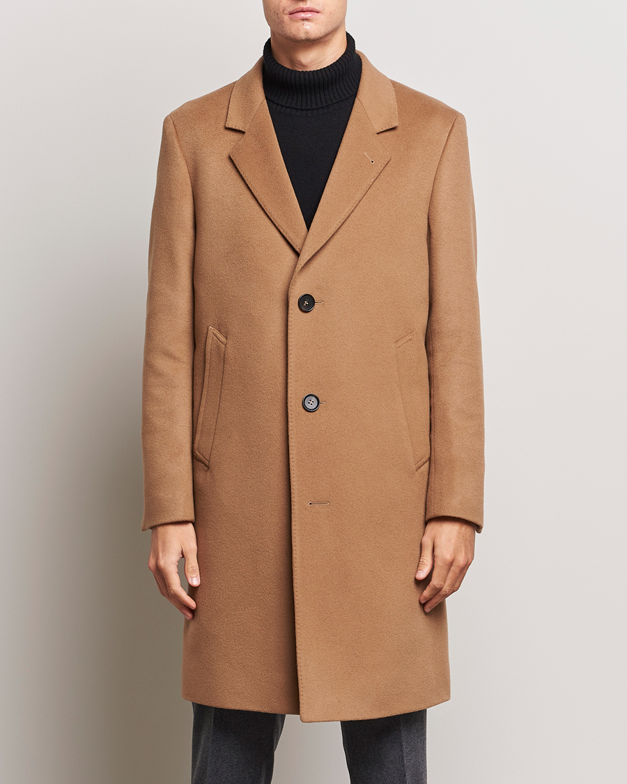 Herren | Jacken | Oscar Jacobson | Shaw Wool/Cashmere Coat Camel