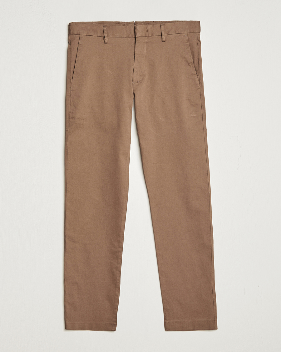 Herren | Hosen | NN07 | Theo Regular Fit Stretch Chinos Shitake