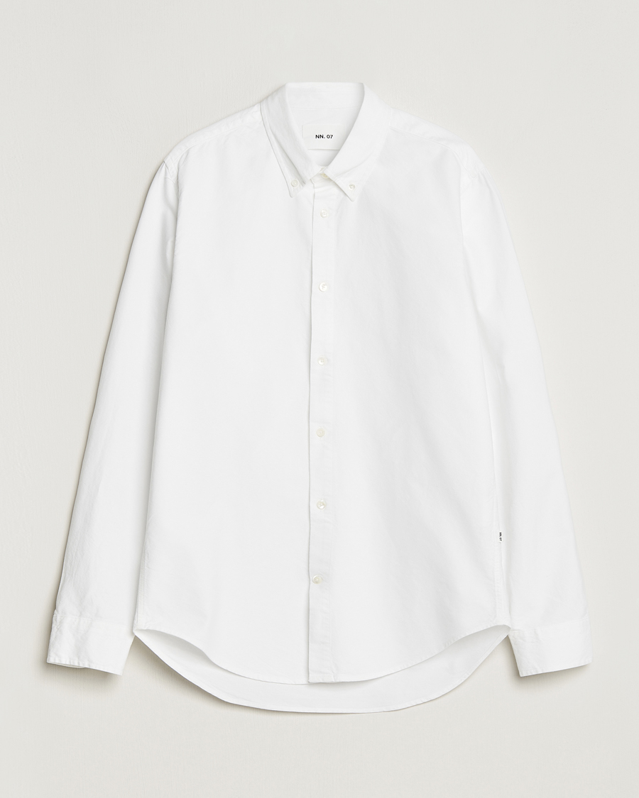 Herren | Hemden | NN07 | Arne Button Down Oxford Shirt White