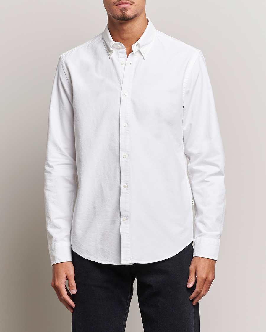 Herren |  | NN07 | Arne Button Down Oxford Shirt White