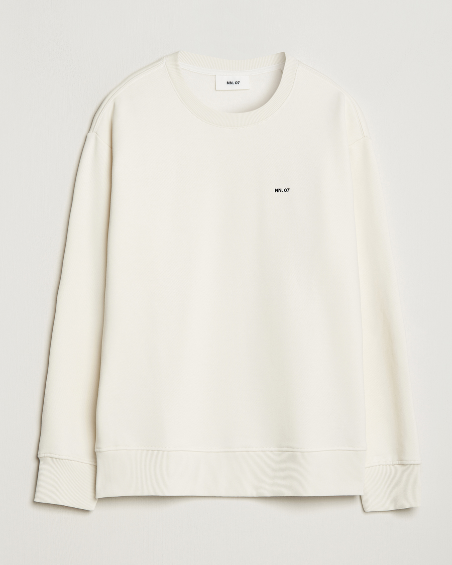 Herren | Pullover | NN07 | Briggs Logo Crew Neck Sweatshirt Off White
