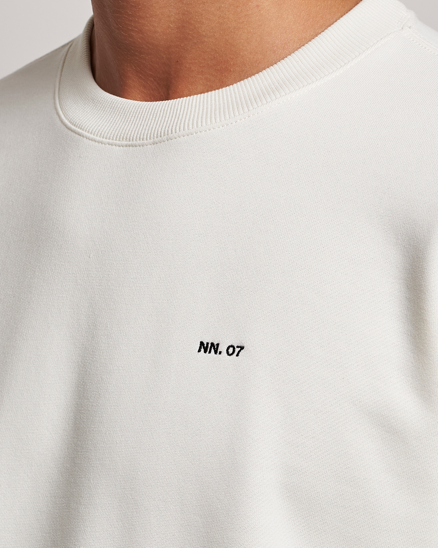 Herren | Pullover | NN07 | Briggs Logo Crew Neck Sweatshirt Off White