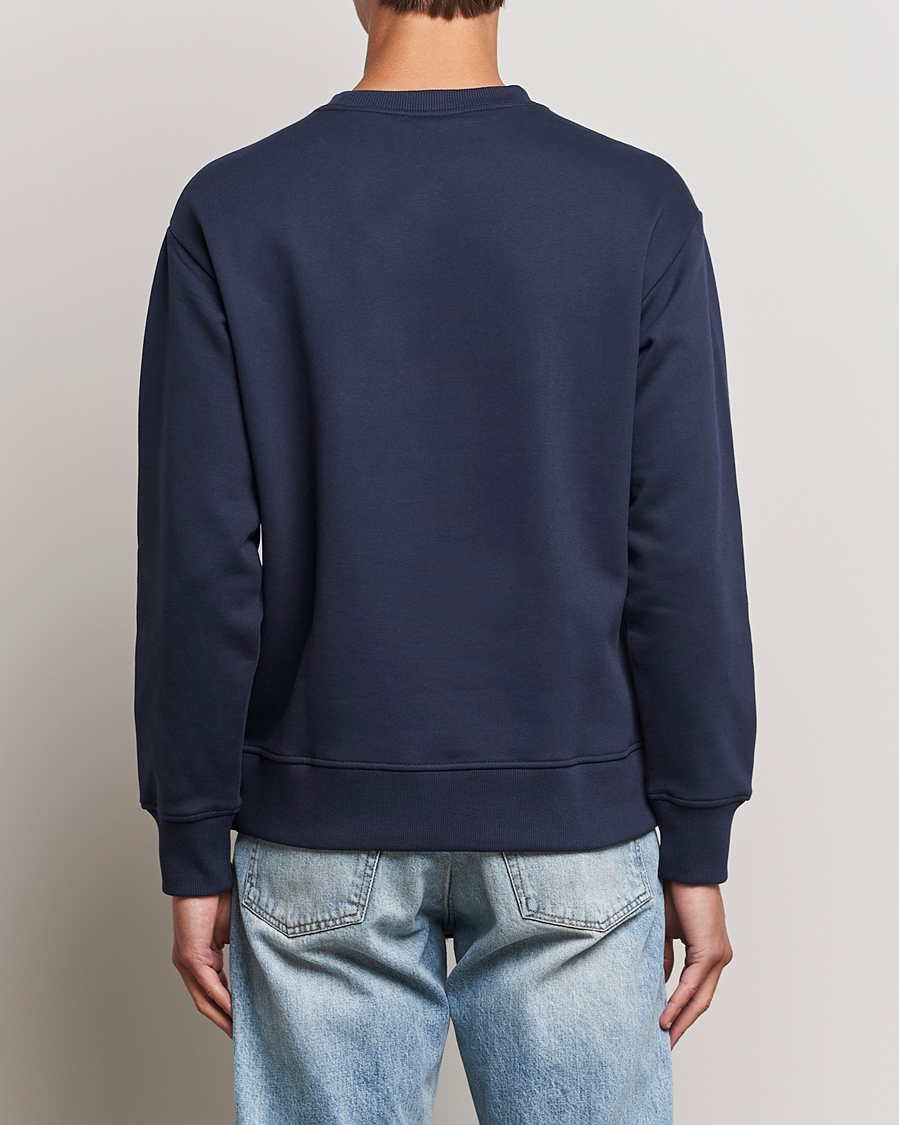 Herren | Pullover | NN07 | Briggs Logo Crew Neck Sweatshirt Navy Blue