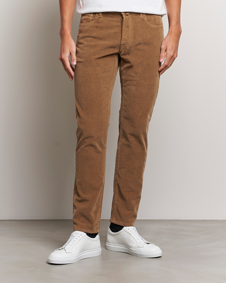 Herren | Hosen | Jacob Cohën | Bard 5-Pocket Corduroy Trousers Beige