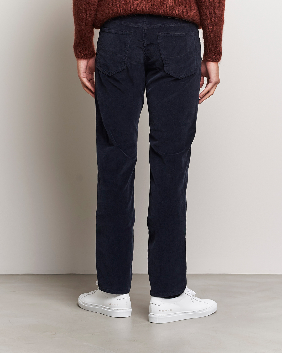 Herren | Hosen | Jacob Cohën | Bard 5-Pocket Corduroy Trousers Navy