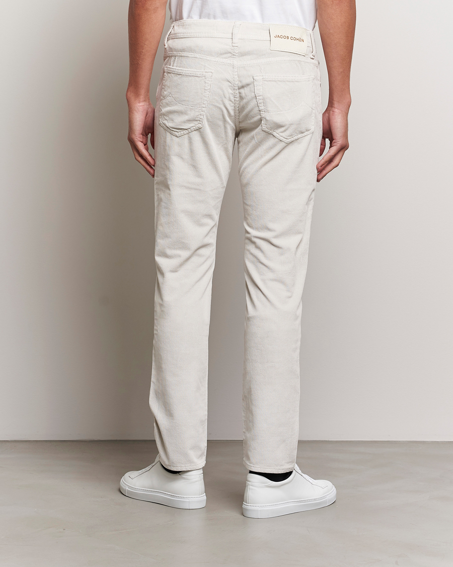 Herren | Hosen | Jacob Cohën | Bard 5-Pocket Medium Corduroy Trousers Off White