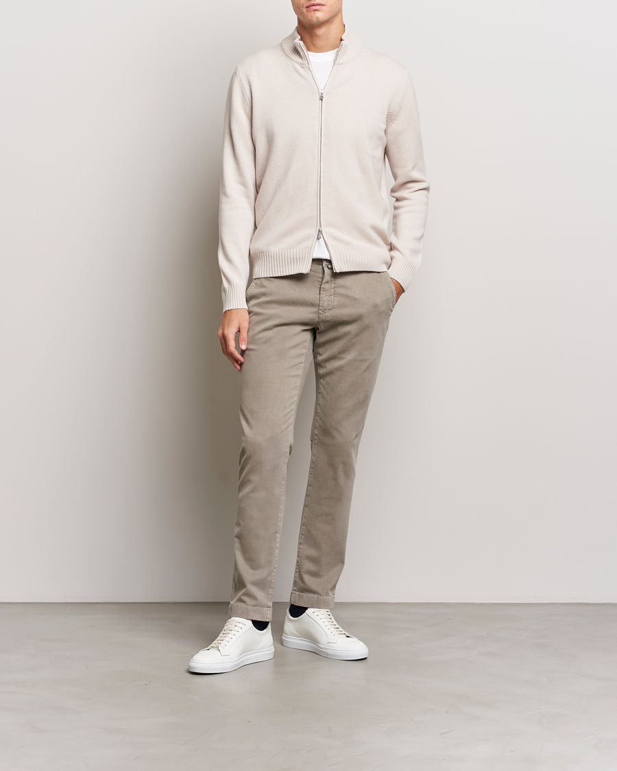 Herren | Hosen | Jacob Cohën | Bobby Cotton Chinos Light Brown