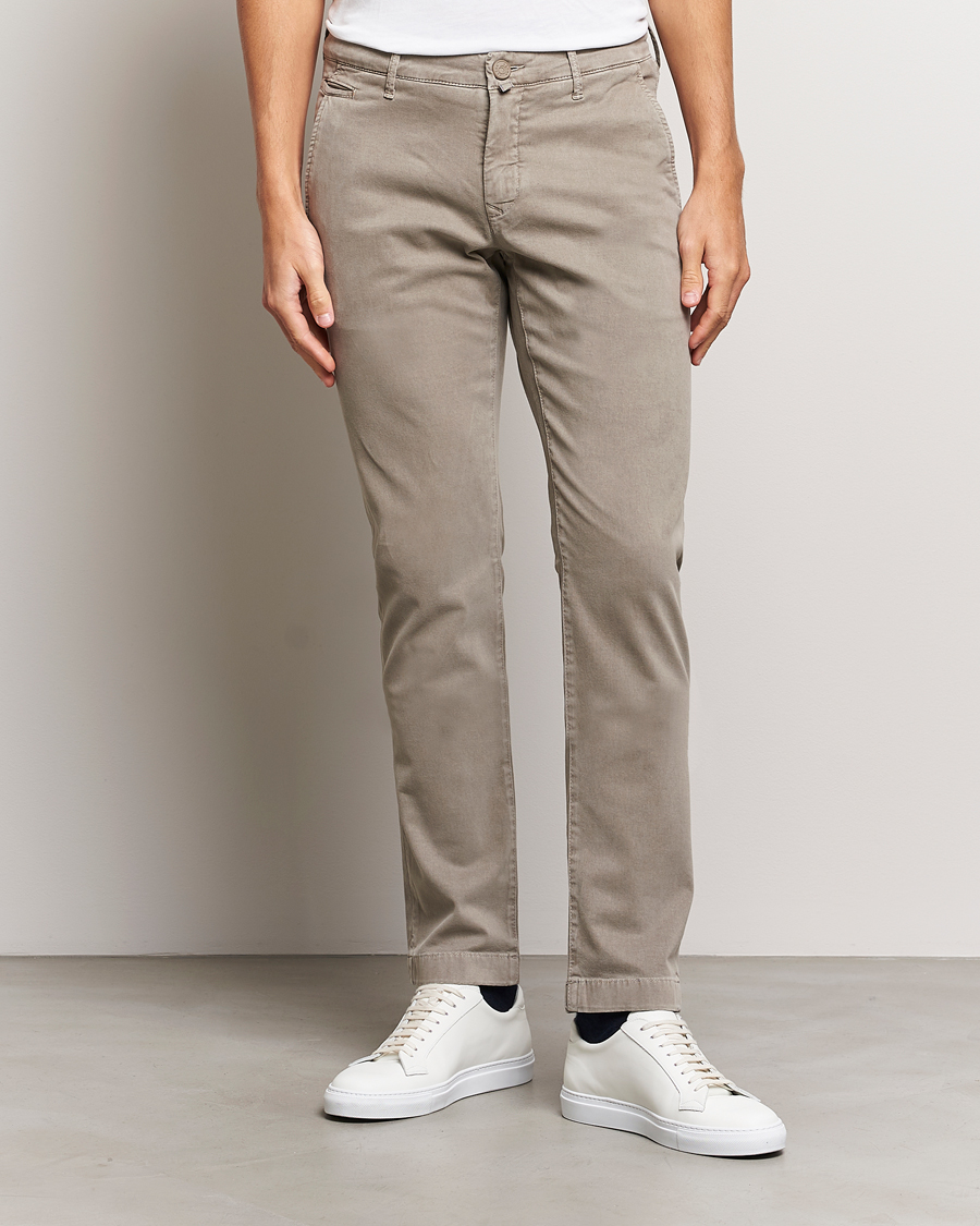 Herren | Hosen | Jacob Cohën | Bobby Cotton Chinos Light Brown
