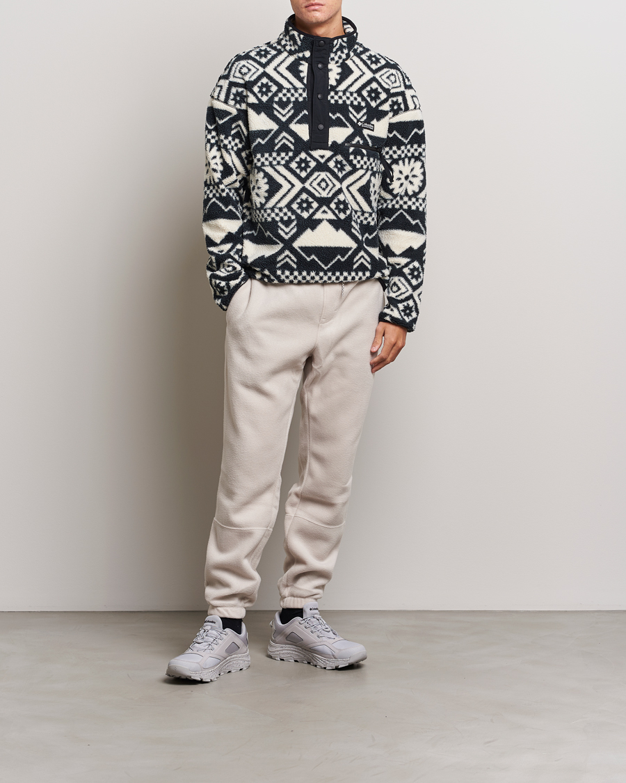 Herren | Pullover | Columbia | Helvetia Half Snap Fleece Black Checkered