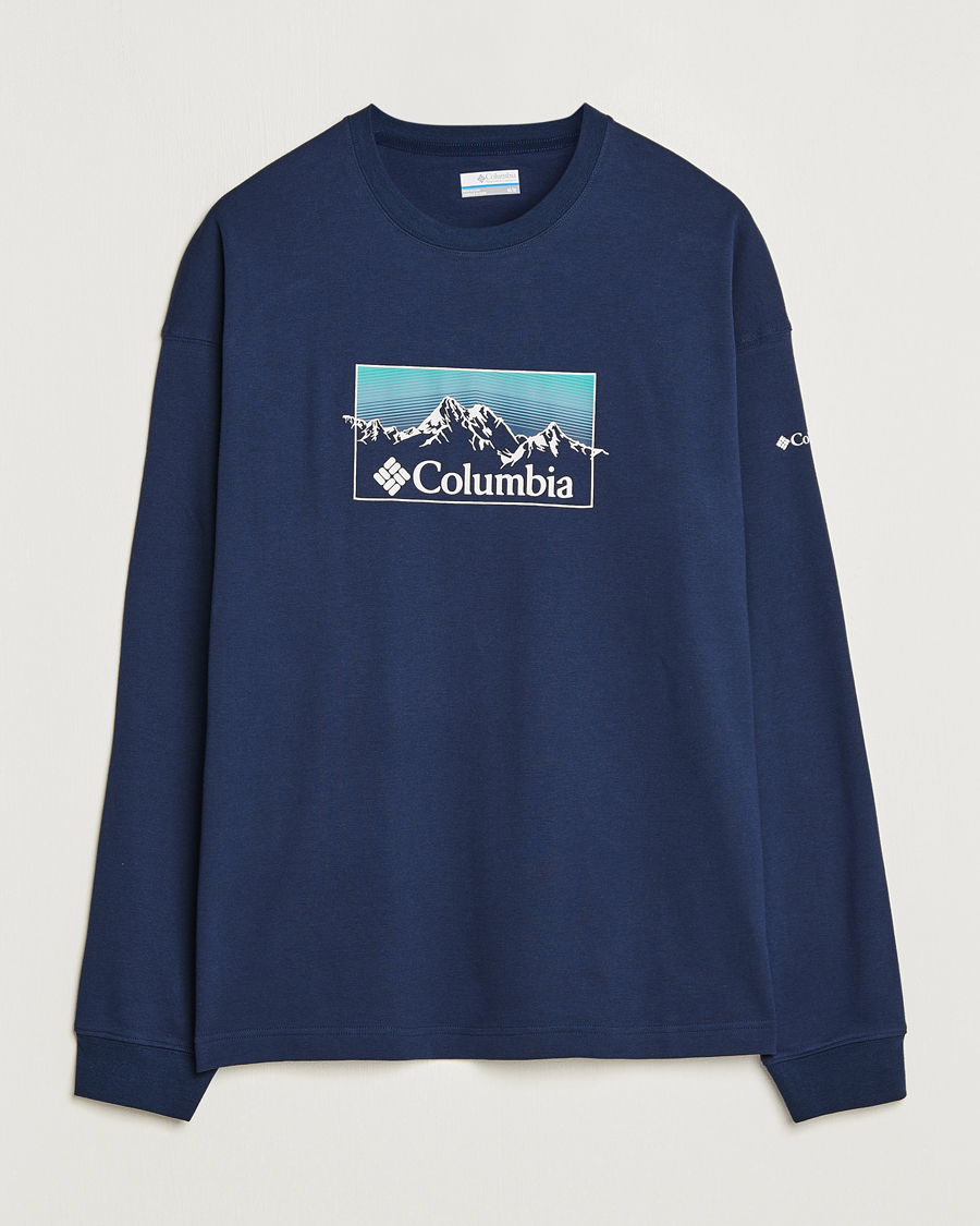 Herren | T-Shirts | Columbia | Duxbery Relaxed Long Sleeve T-Shirt Collegiate Navy
