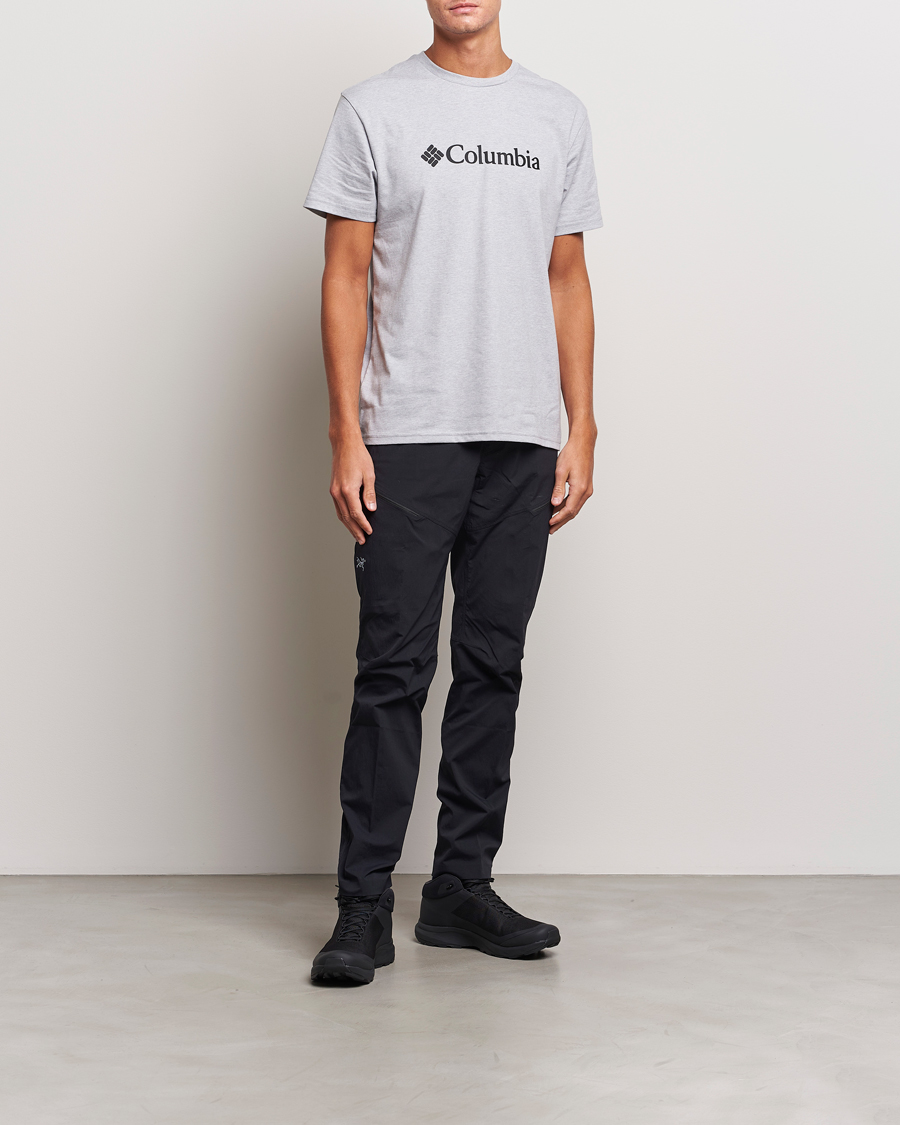 Herren | T-Shirts | Columbia | Organic Cotton Basic Logo T-Shirt Grey Heather