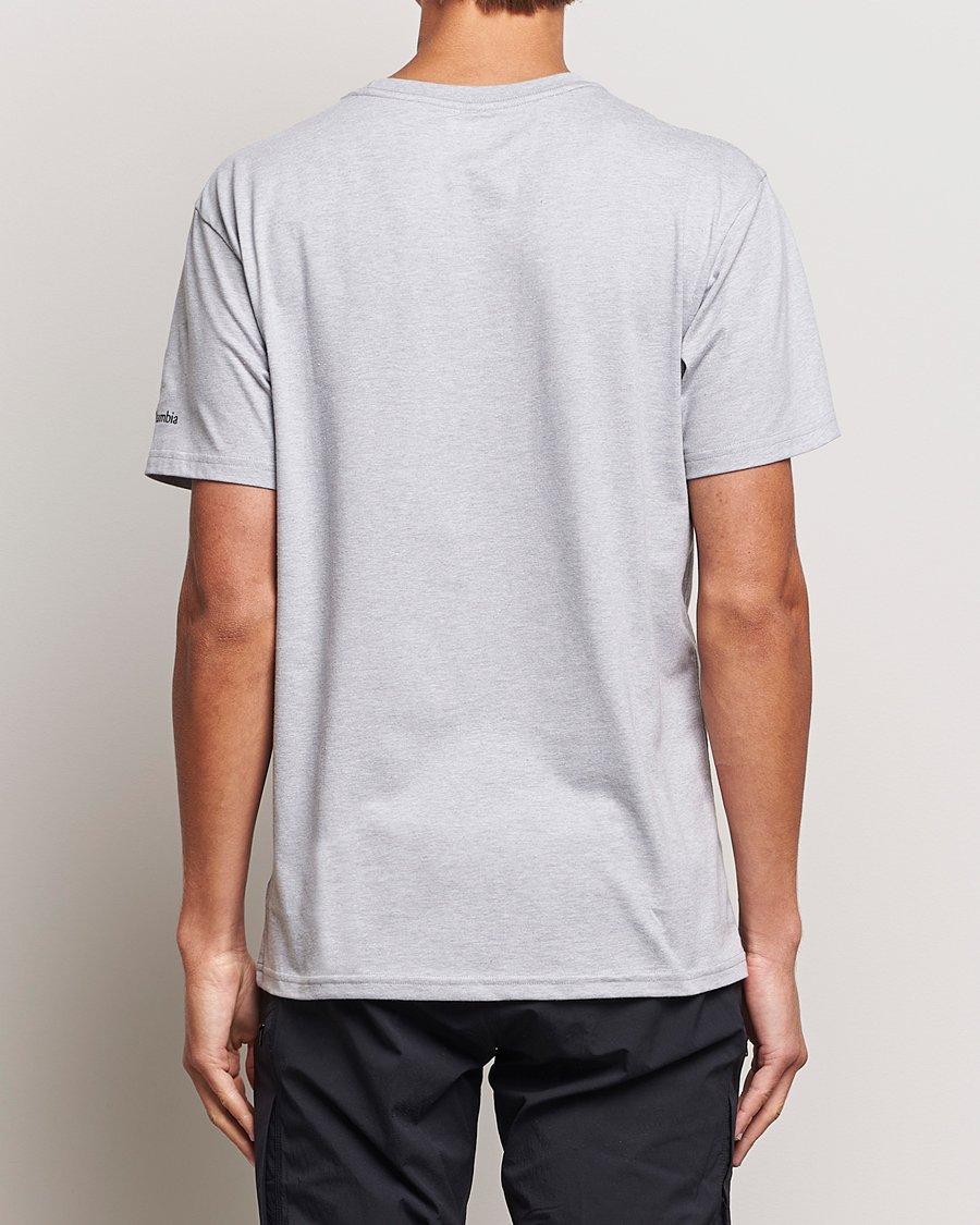 Herren | T-Shirts | Columbia | Organic Cotton Basic Logo T-Shirt Grey Heather